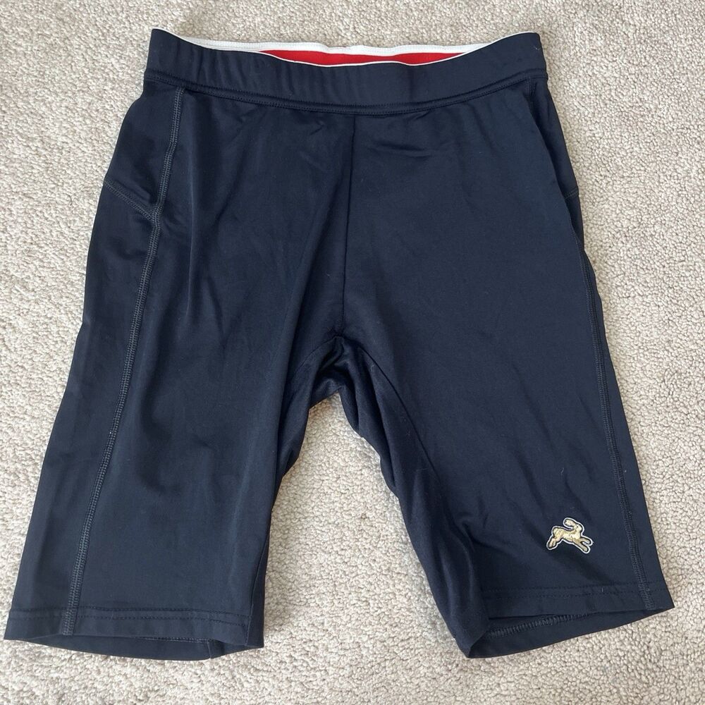 Tracksmith Reggie Half Tights Mens Medium Black Lined Compression Running